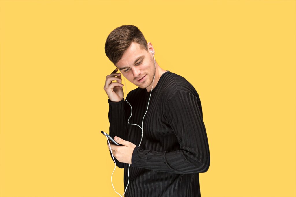 Auriculares de botón